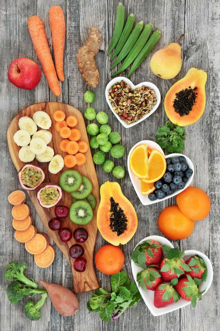 Fresh Whole Foods & Vibrant Nutrition Flatlay