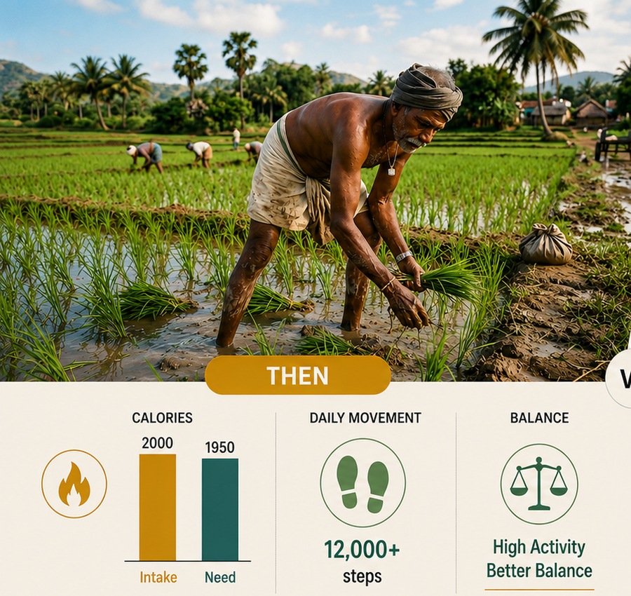 Active rice-field work